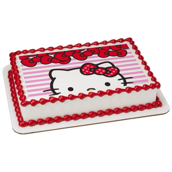 Hello Kitty® Big Smiles PhotoCake® Edible Image®
