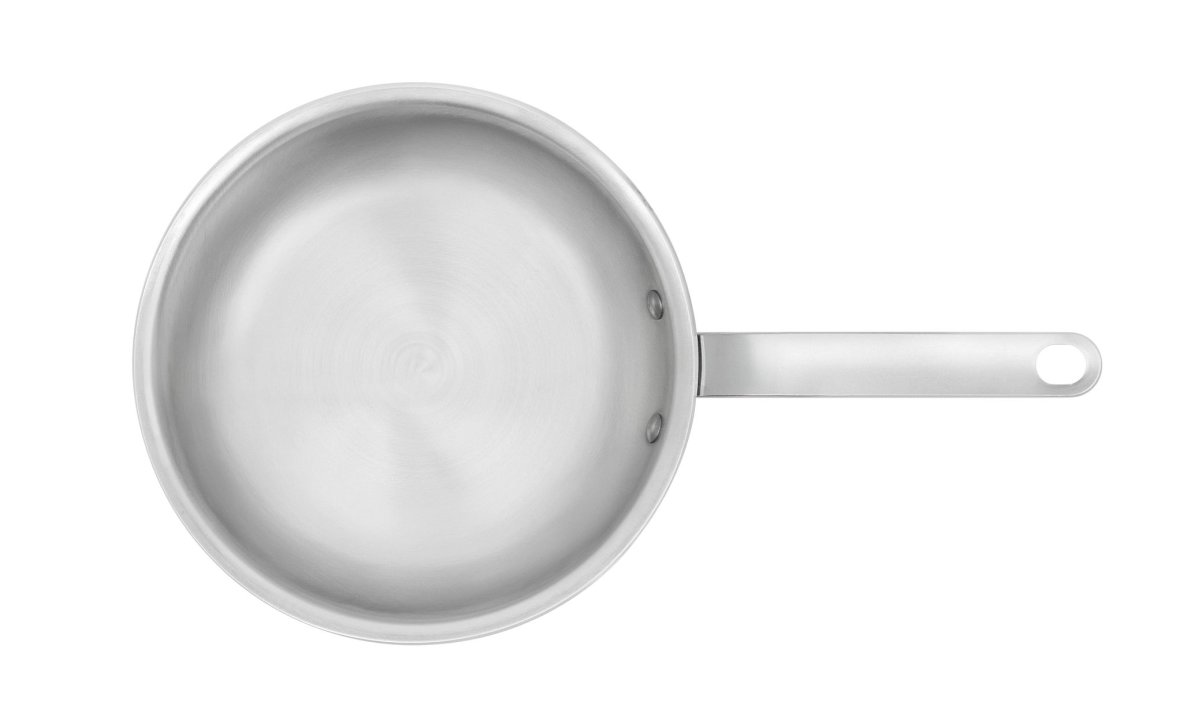 8-inch Wear-Ever® aluminum fry pan with natural finish and plated handle