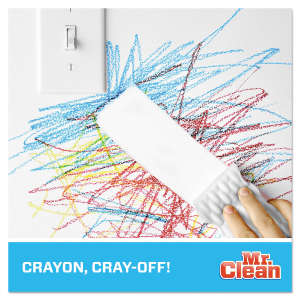 Procter & Gamble, Mr. Clean, Extra Durable Magic Eraser, Rectangle, 4.6"x2.4", White