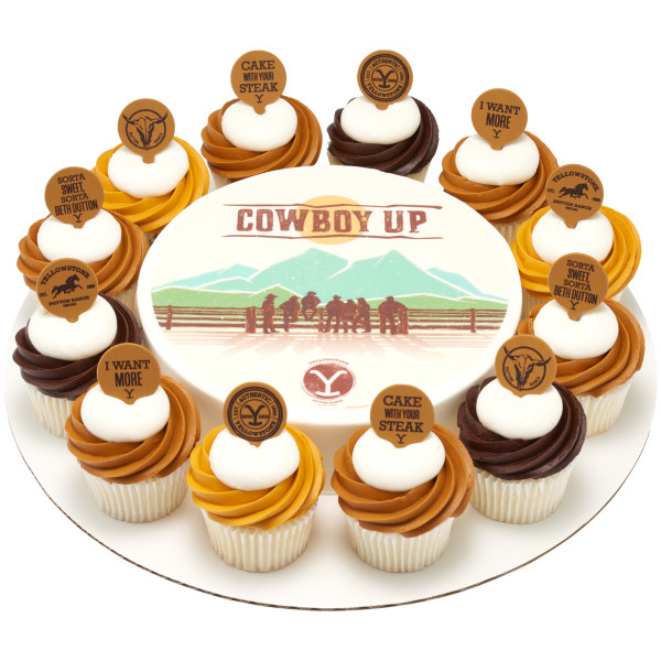 Yellowstone Cowboy Up PhotoCake® Edible Image®