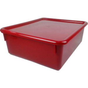 Double Stowaway&reg; Tray with Lid, Red