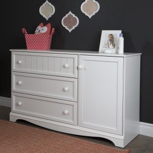 Savannah - Commode 3 tiroirs avec porte Savannah - Commode 3 tiroirs avec porte