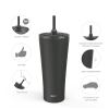 Alfalfa 30 ounce Vacuum Insulated Stainless Steel Tumbler, Charcoal slideshow image 3 Alfalfa 30 ounce Vacuum Insulated Stainless Steel Tumbler, Charcoal slideshow image 3