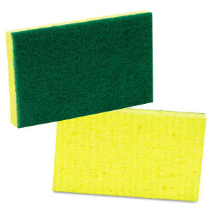 3M, Scotch-Brite, Medium Duty Scrub Sponge, Rectangle, 3.6"x6.1", Green