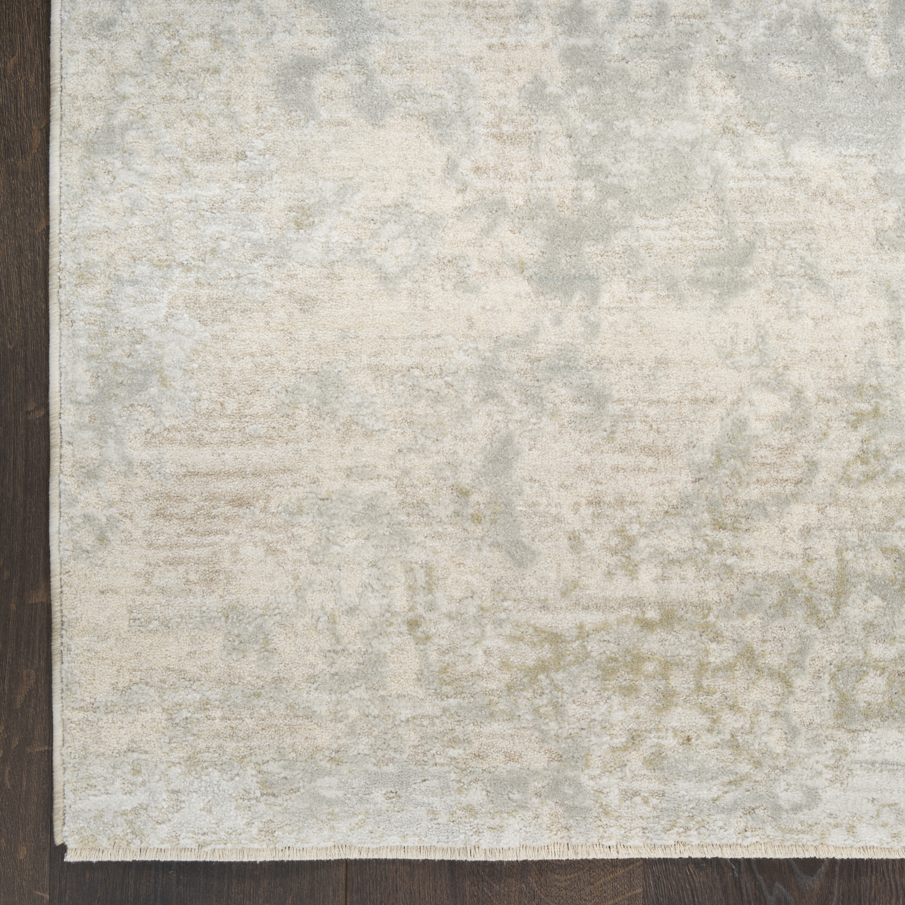 Nourison Envy 5'3" x 7'10" Ivory Grey Modern Indoor Rug
