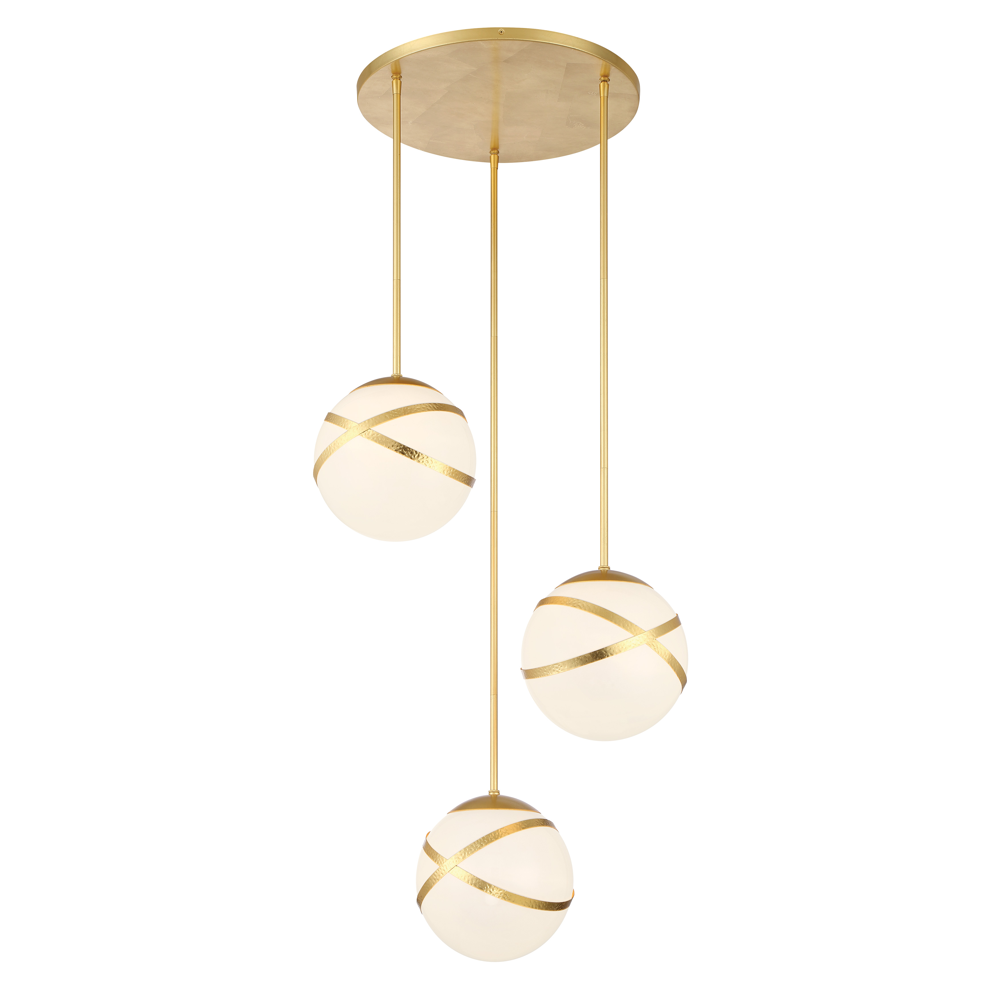 Batignolles – 3 Light Pan Pendant, a Robin Baron Design