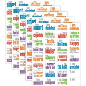 Say it! Think it! Live it! Incentive Stickers, Pack of 160