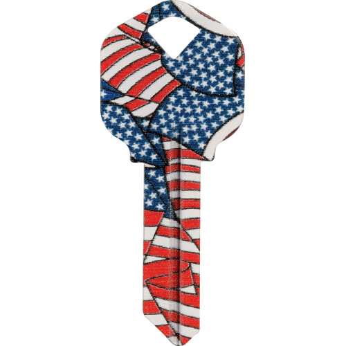 WacKey Flag Key Blank Kwikset/66 KW1