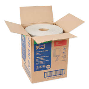 Tork, W2, 1 ply, 10.00"x12.60", Nonwoven Fabric, Industrial Wipers, Gray