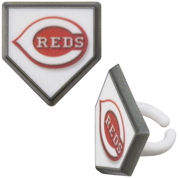 MLB® Home Plate Team Logo Cupcake Rings