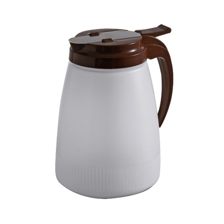 48-ounce Dripcut™ server with plastic jar and brown plastic top