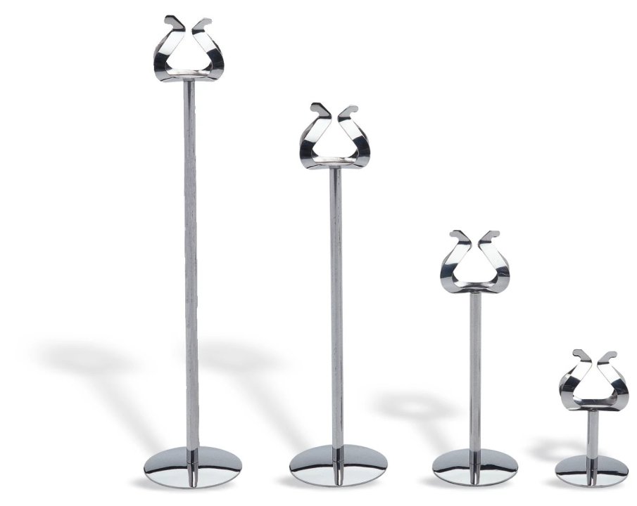 Number card holder 20 cm stainless steel