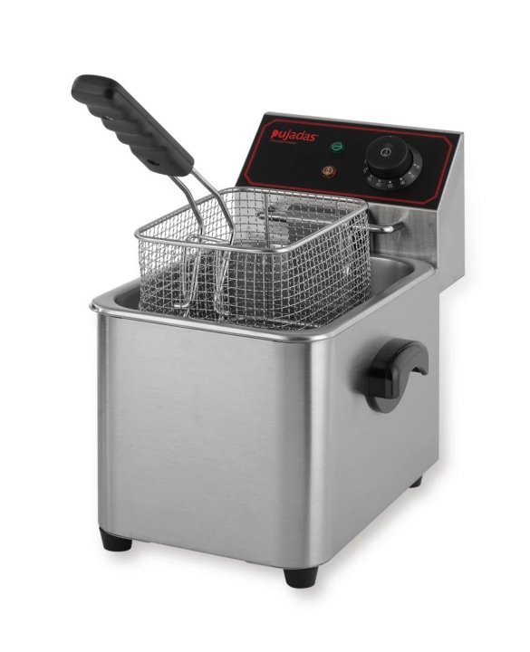 Countertop deep fryer 5 L 2000 W stainless steel