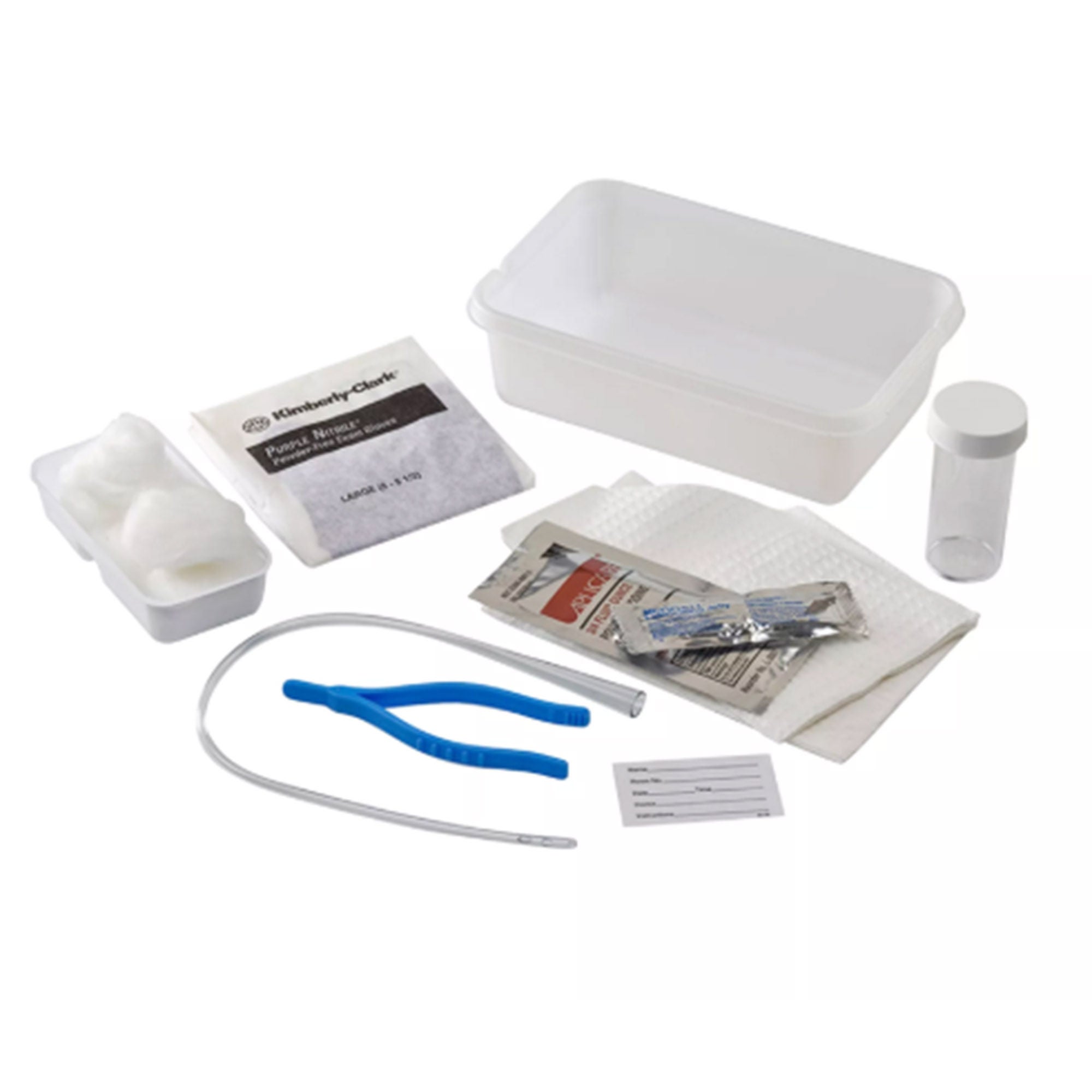 Dover™ Intermittent Catheter Tray, Red Rubber
