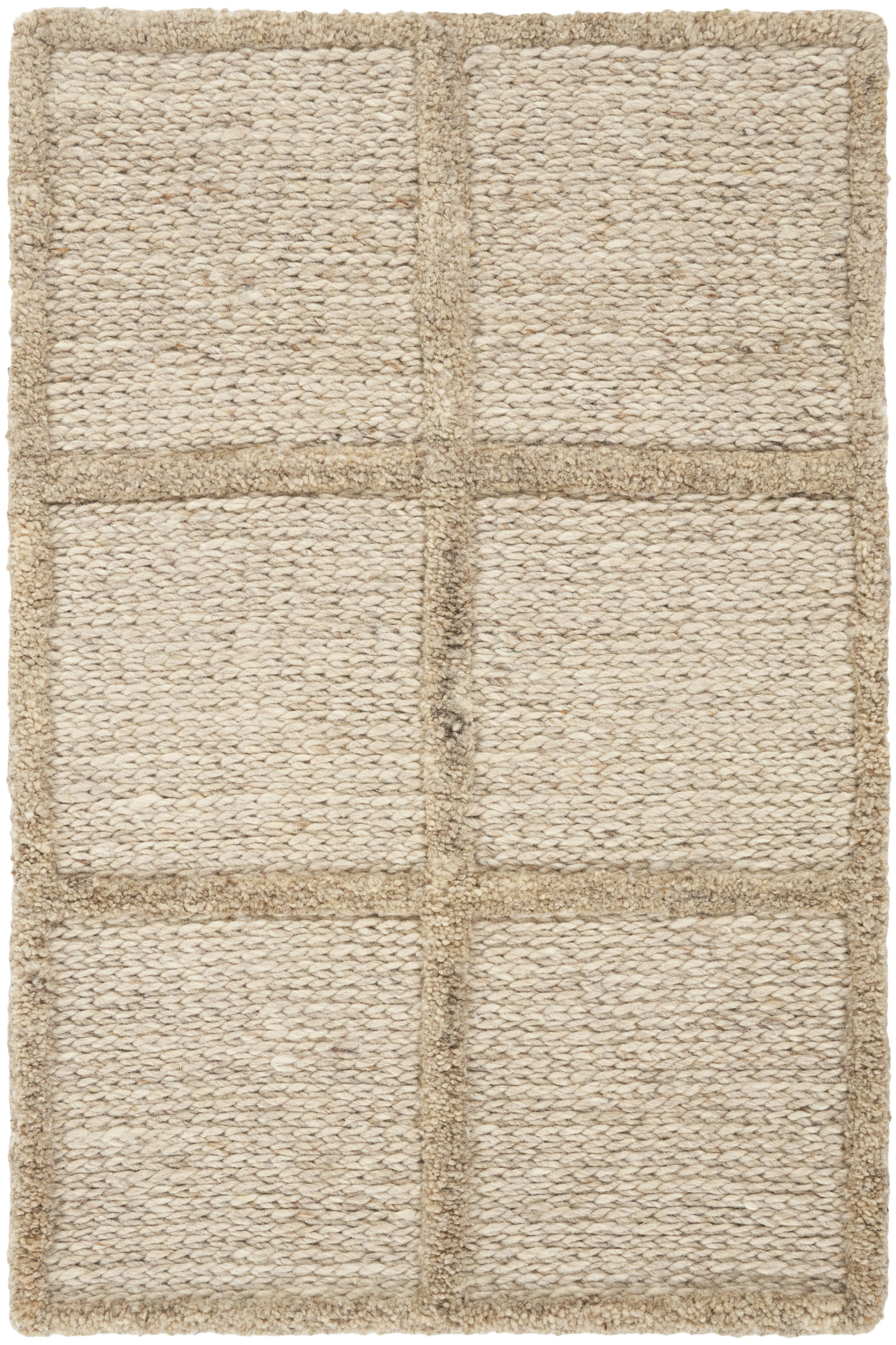 DKNY Pure Framework 2' x 3' Camel Modern Indoor Rug