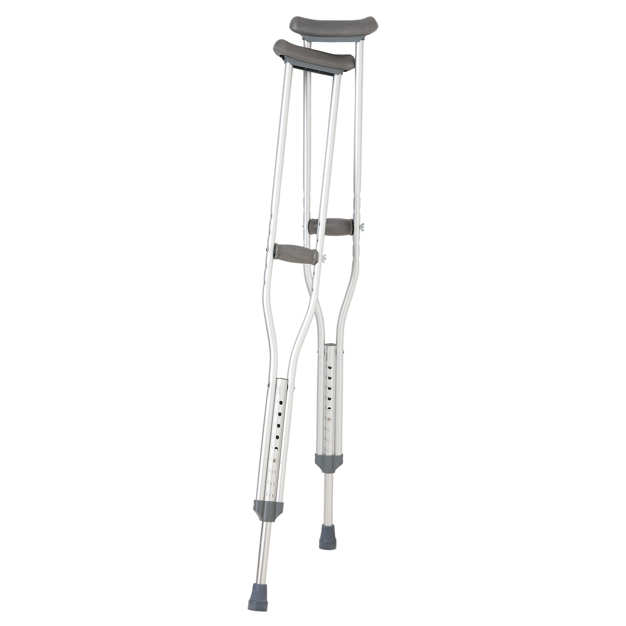 Breg Aluminum Underarm Crutches, 5'2" – 5'10"