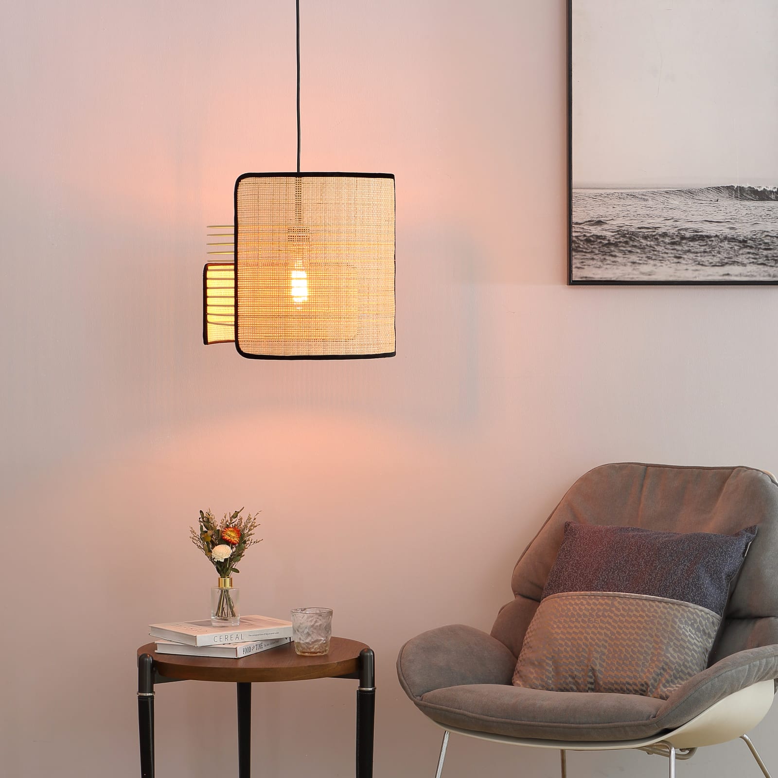 Mazal 1 Light Pendant — installation 3