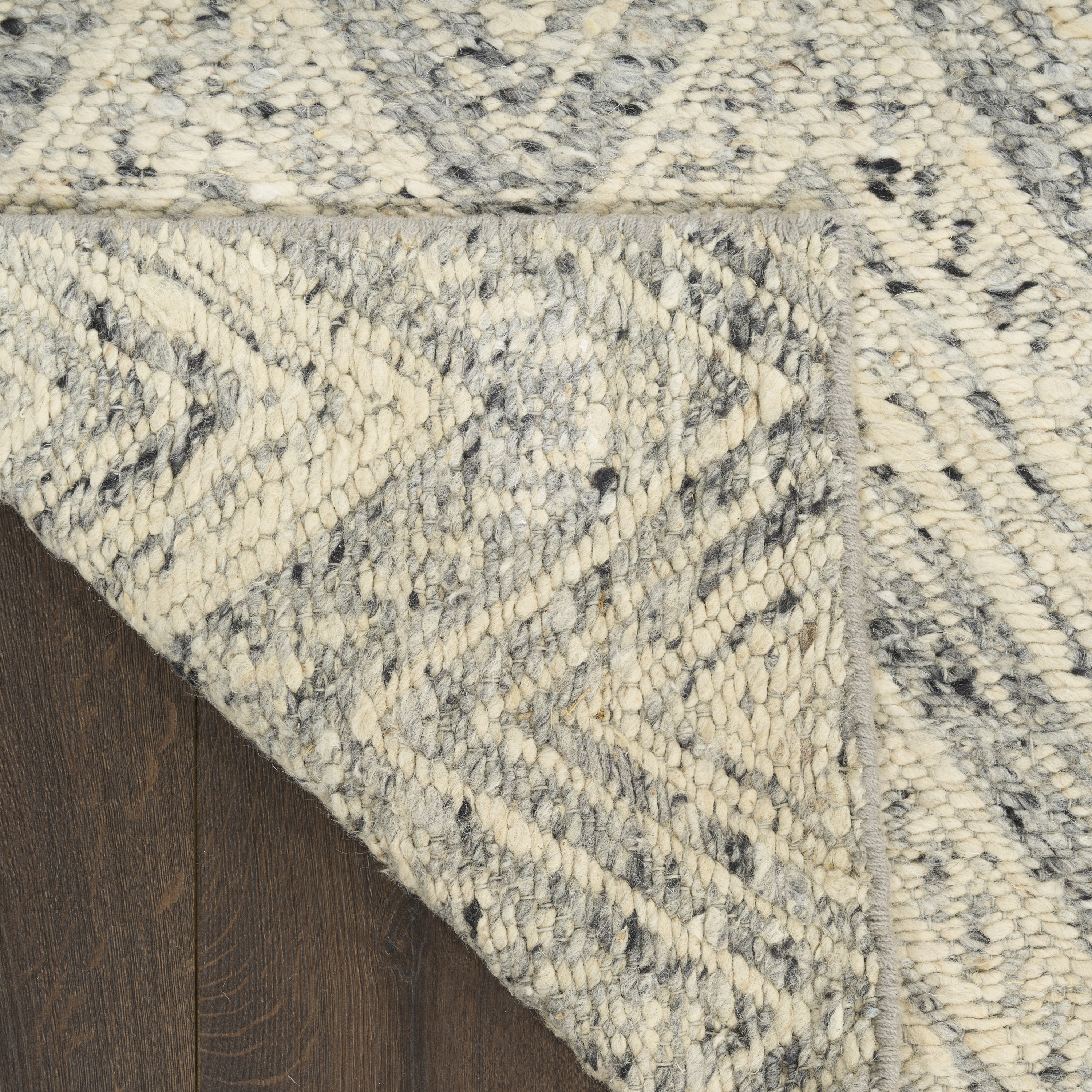 DKNY Pure Purl 7'9" x 9'9" Denim Ivory Modern Indoor Rug