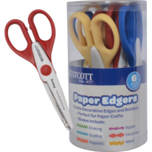 Paper Edgers Scissors, Set of 6