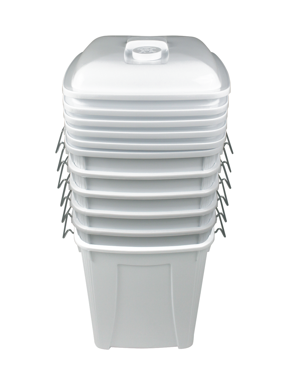 DIAPER PAIL (6 Pack) – Single – Kit – 14 G – Vented Lift – White