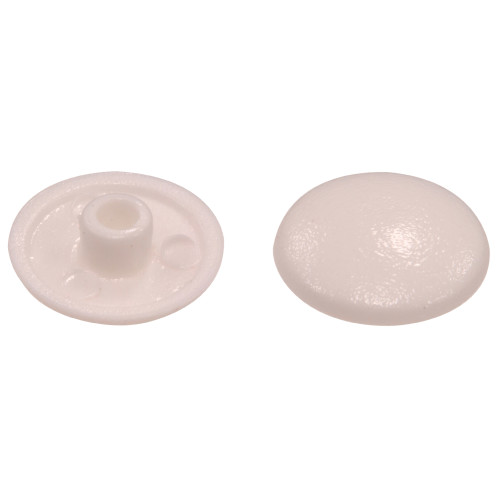 White Trim Caps (for 10mm Hex Socket Connector Screw Head)