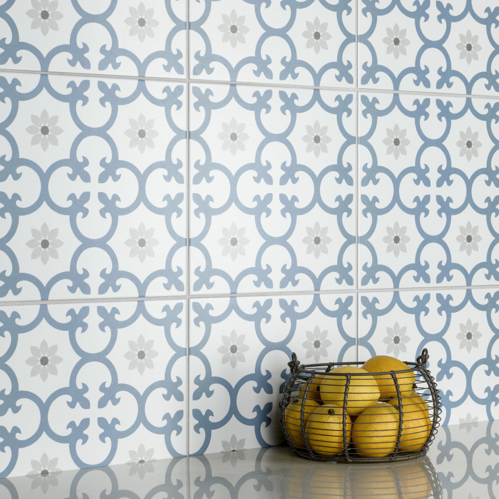 Daria Niagara 9-3/4 in. x 9-3/4 in. Porcelain Floor and Wall Tile