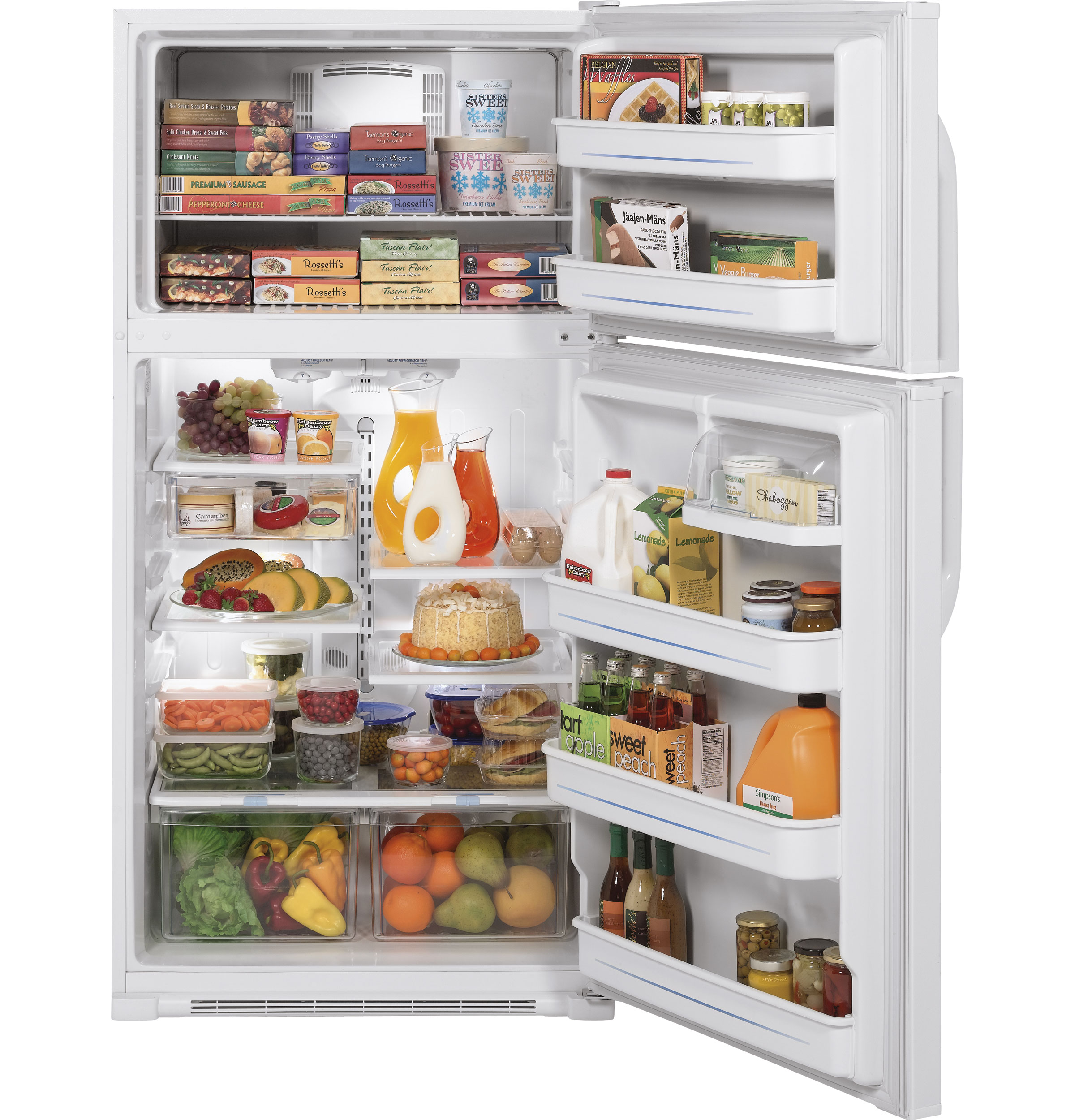 GE® 21.0 Cu. Ft. Top-Freezer Refrigerator
