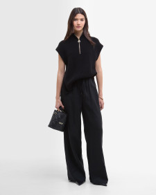 Clara Sleeveless Knitted Jumper Black