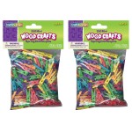 Creativity Street&reg; Mini Spring Clothespins, Bright Hues Assorted, 1", 250 Per Pack, 2 Packs CK-367202-2
