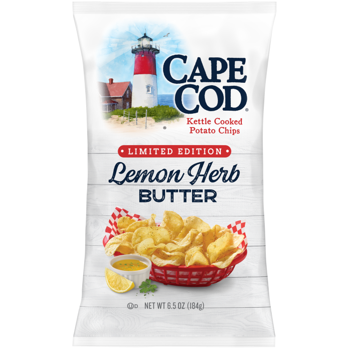 Cape Cod Cape Cod Lemon Herb Butter Flavored Potato Chips — product image