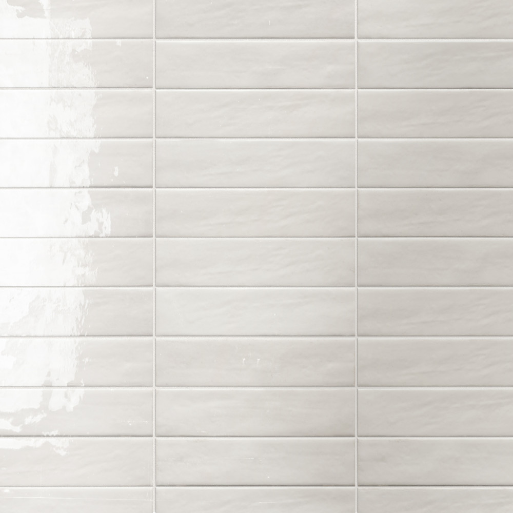 Tribeca Studio Gypsum White 2-3/8 in. x 9-5/8 in. Porcelain Wall Tile