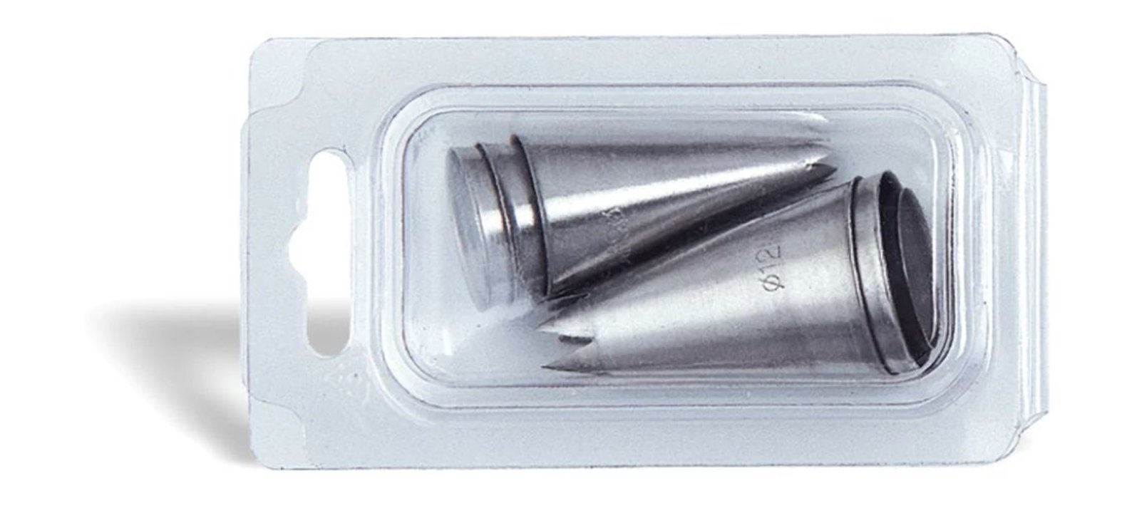 Conjunto de 6 Boquilla de acero inoxidables nº 0