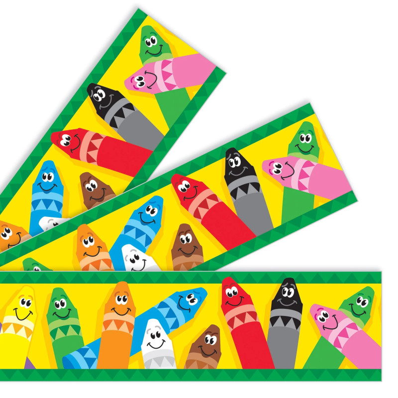 Colorful Crayons Bolder Borders®, 35.75'