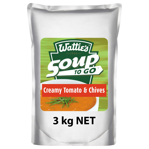  Wattie's® Soup To Go™ Creamy Tomato & Chives Soup 3kg 