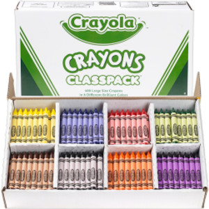 Crayon Classpack®, tamaño grande, 8 colores, 400 unidades
