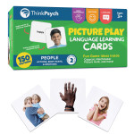 ThinkPsych Real People Flashcards - 150 Body Parts, Emotions, and Verbs TPYPS01
