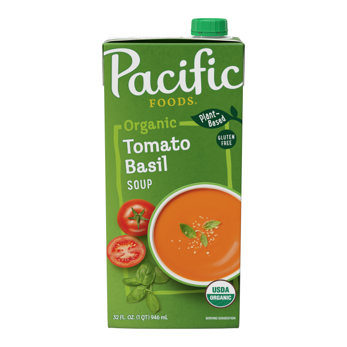 Organic Creamy Tomato Basil Soup