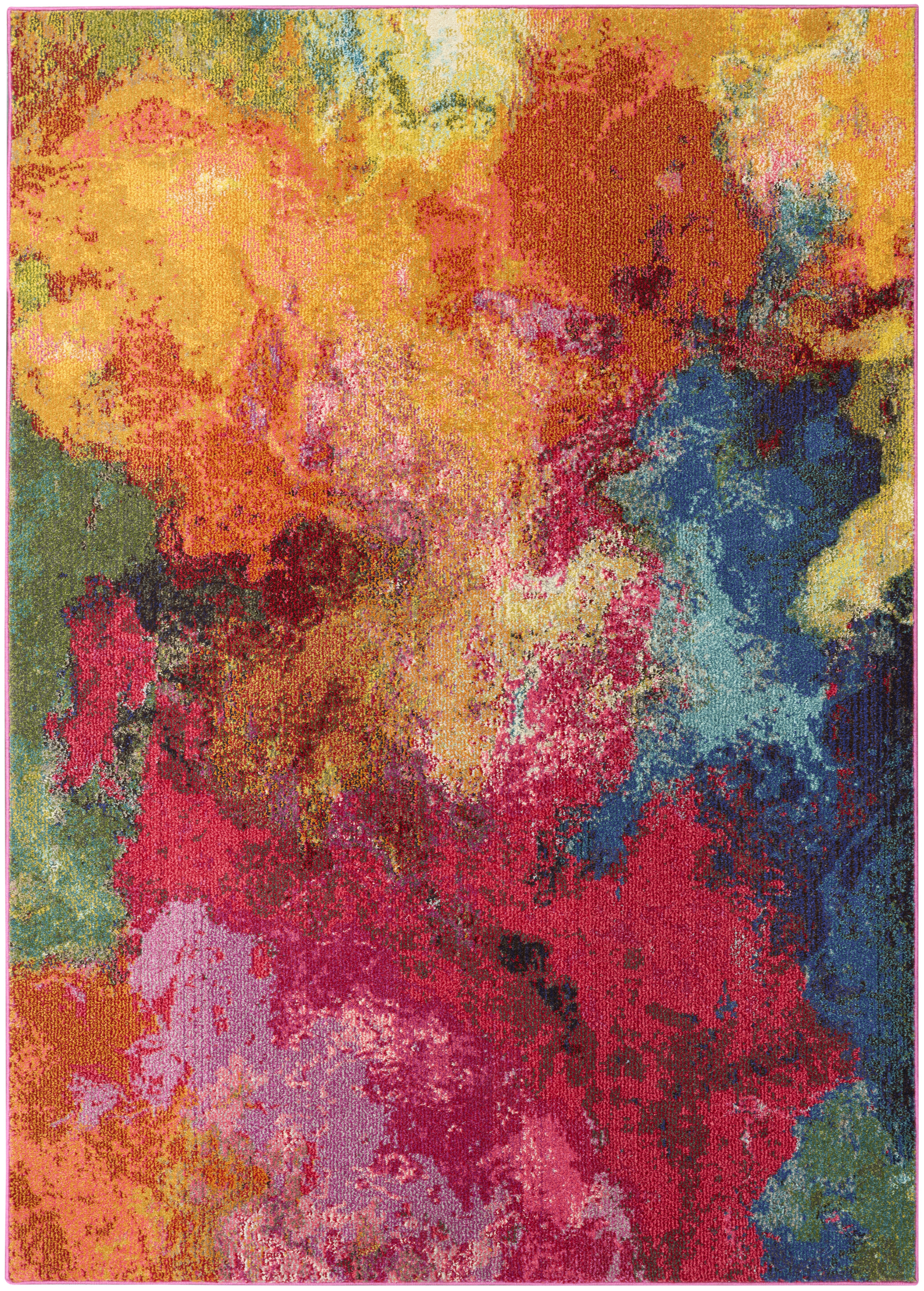 Nourison Celestial 5'3" x 7'3" Palette Modern Indoor Rug