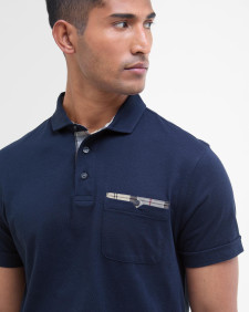 Corpatch Short-Sleeved Polo Shirt Classic Navy