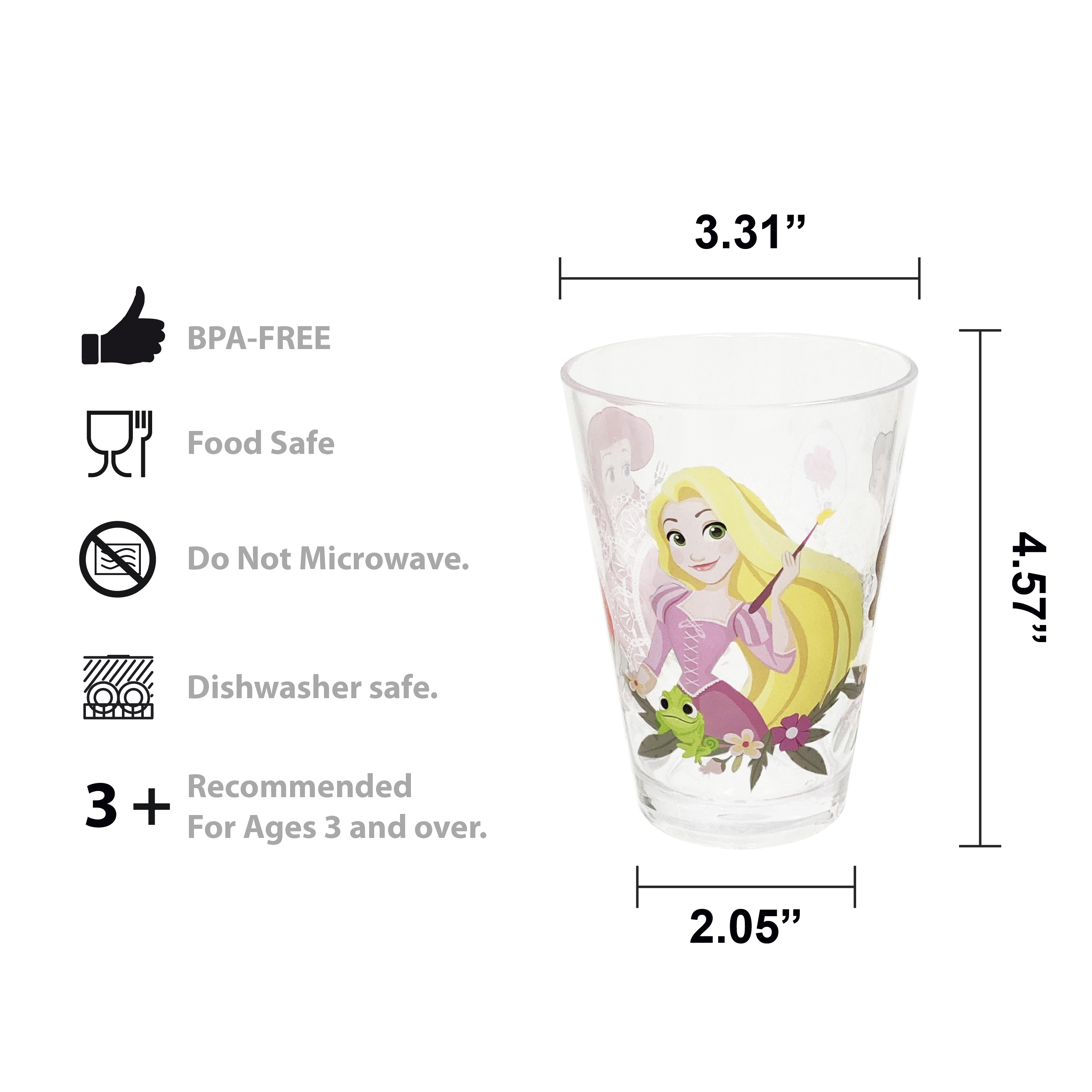 Disney Plate, Bowl and Tumbler Set, Princesses, 3-piece set slideshow image 11 Disney Plate, Bowl and Tumbler Set, Princesses, 3-piece set slideshow image 11