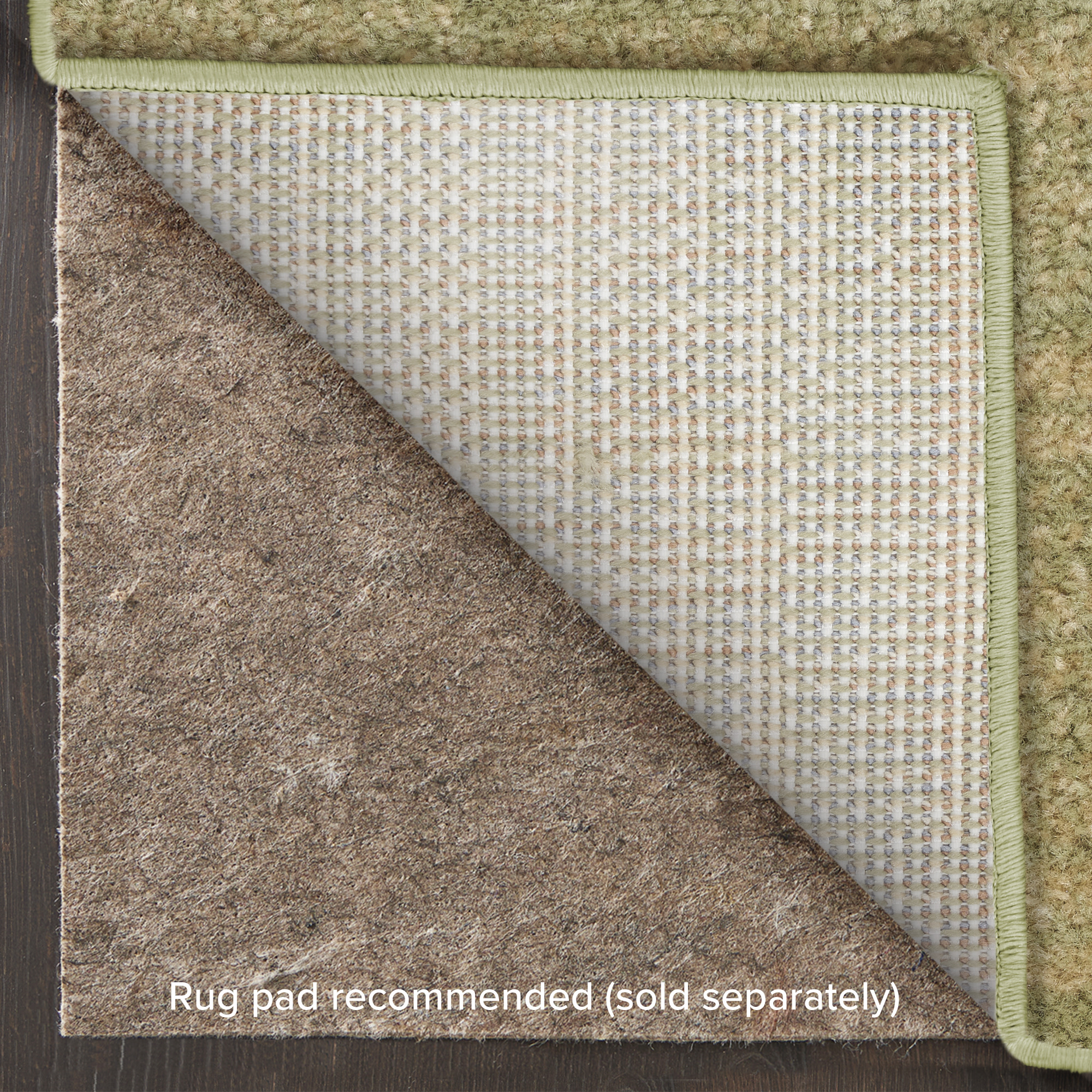 Nourison Nourison Essentials 5' x Square Green Gold Outdoor Rug