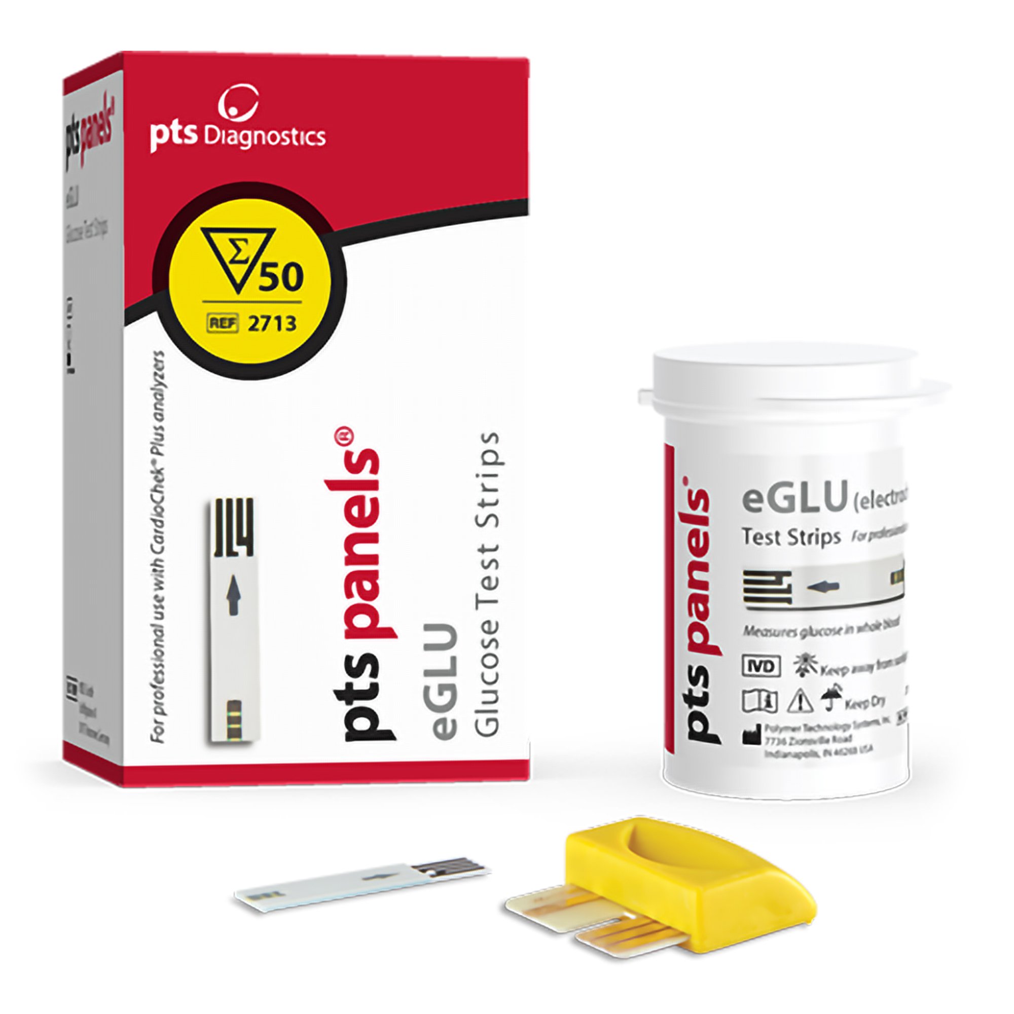 PTS Panel eGLU Reagent Test Strip, Glucose test MK 866835
