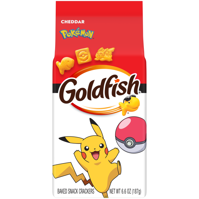 Pokémon Cheddar Baked Snack Crackers