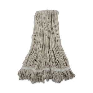 Boardwalk, Pro Loop Cotton Looped-End Wet Mop Head with 1" Headband, Green