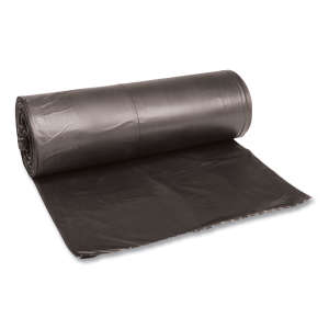 Boardwalk,  LLDPE Liner, 60 gal Capacity, 38 in Wide, 58 in High, 0.65 Mils Thick, Black
