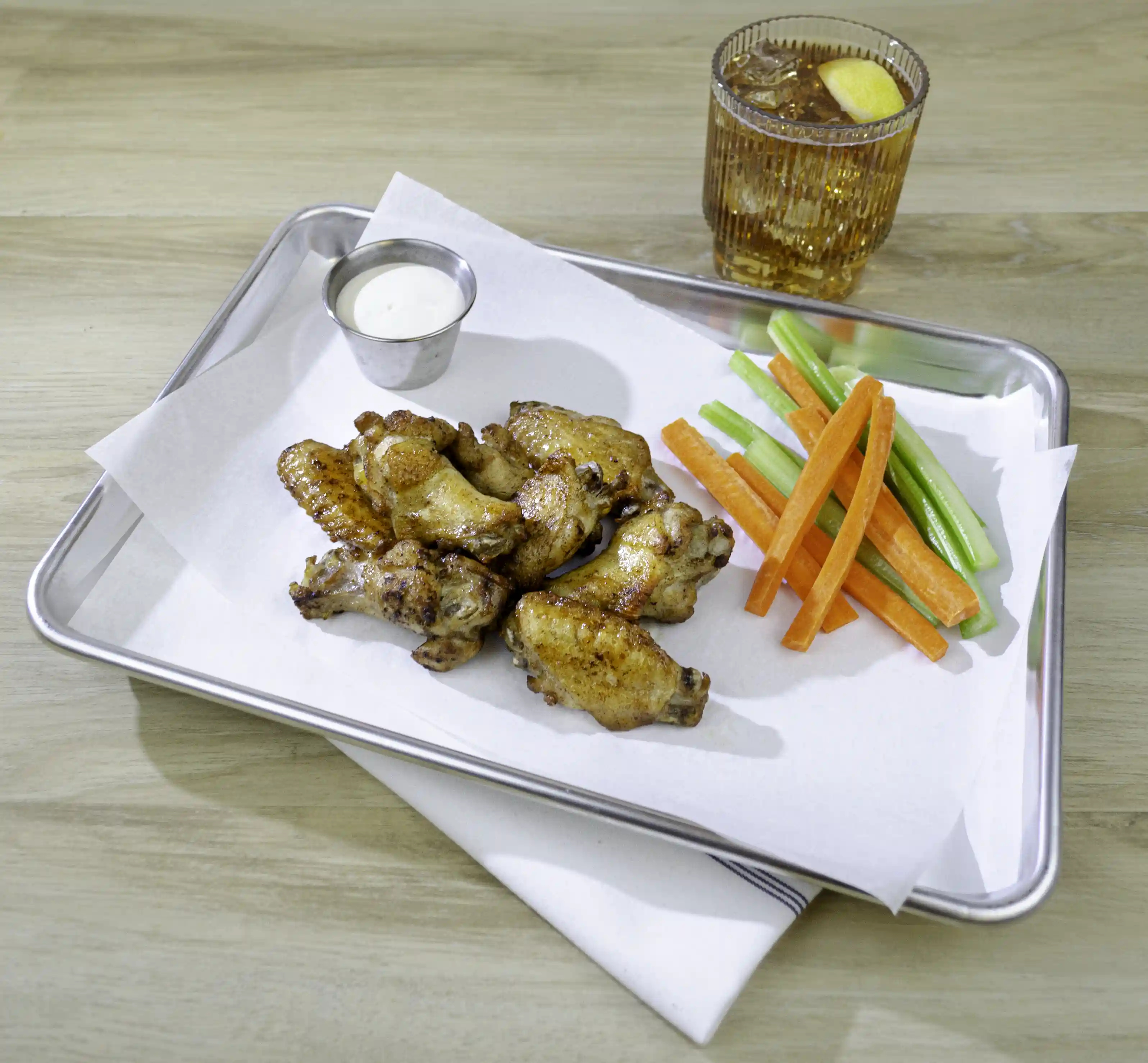 Tyson® Fully Cooked Glazed Bone-In Chicken Wing Sections_image_1
