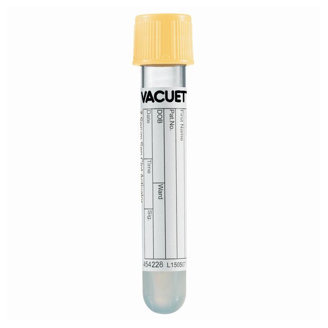 Vacuette® Z Serum Sep Clot Activator Venous Blood Collection Tube, 3.5 mL