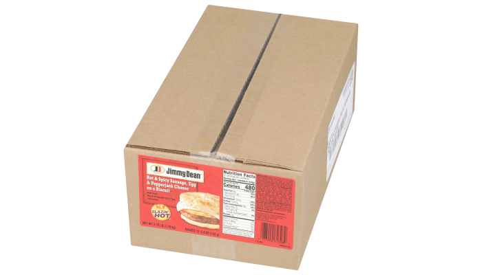 Jimmy Dean® Butcher Wrapped Blazin' Hot® Hot & Spicy Sausage, Egg & Pepper Jack Cheese Biscuit_image_5