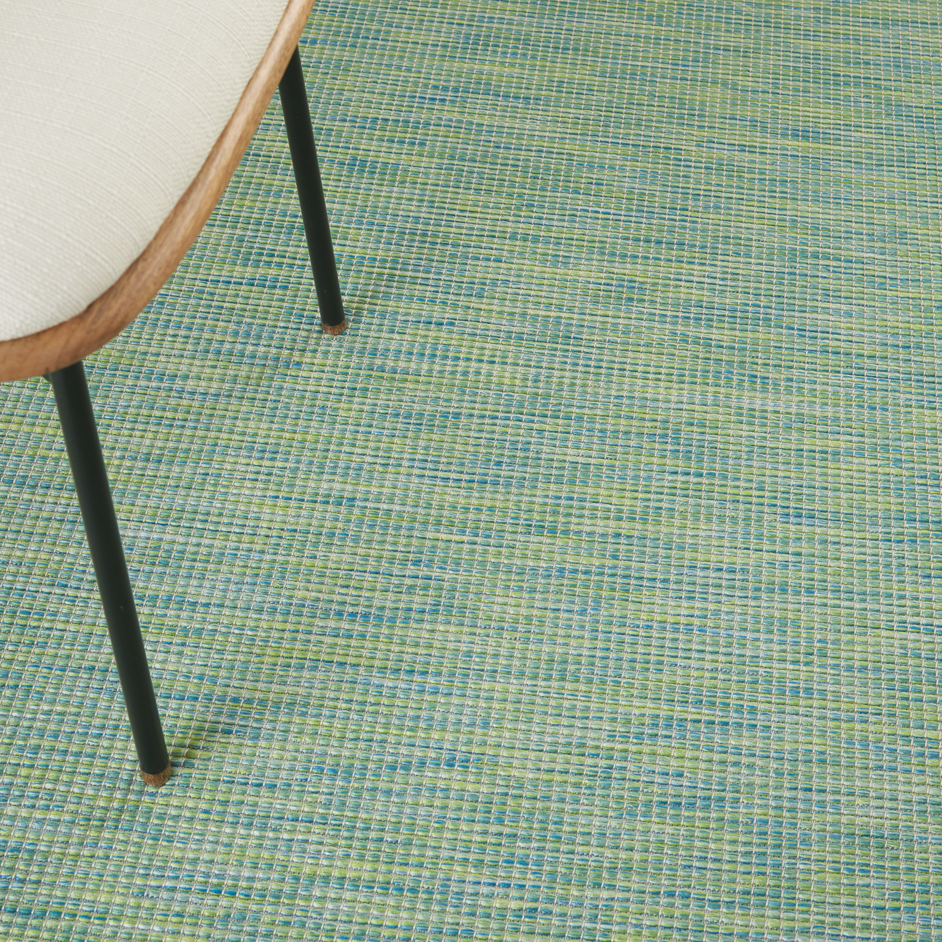 Nourison Positano 4' x 6' Blue Green Modern Rug