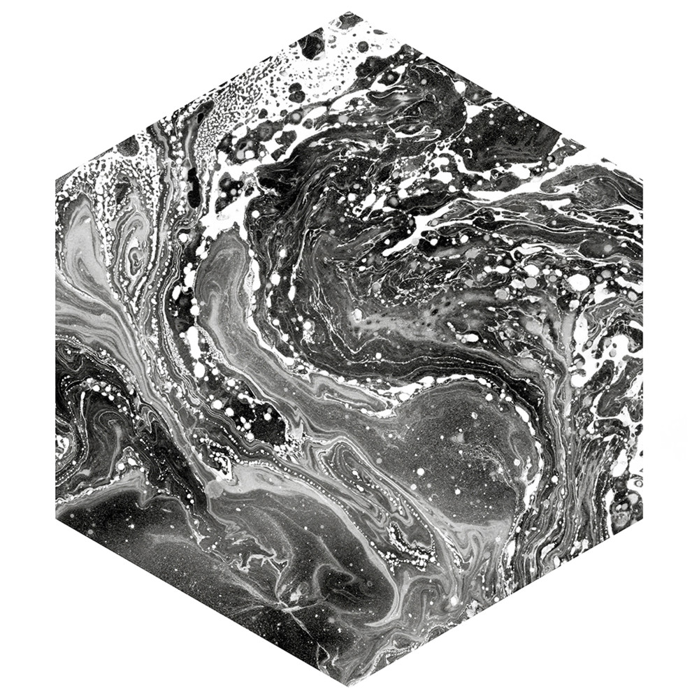 Ebru Hex 9-1/8 in. x 10-1/2 in. Porcelain Floor and Wall Tile